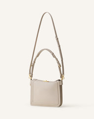 Sac Compagnon Asymetrique En Cuir White | Lanvin Women