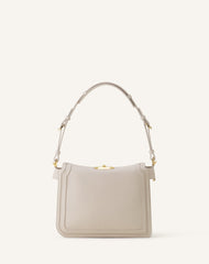 Sac Compagnon Asymetrique En Cuir White | Lanvin Women