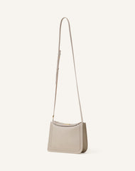Sac Compagnon 16 En Cuir White | Lanvin Men