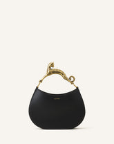 Black Hobo Cat Leather Bag | Lanvin Women
