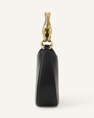 Black Hobo Cat Leather Bag | Lanvin Women