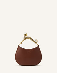 Brown Hobo Cat Leather Bag | Lanvin Women