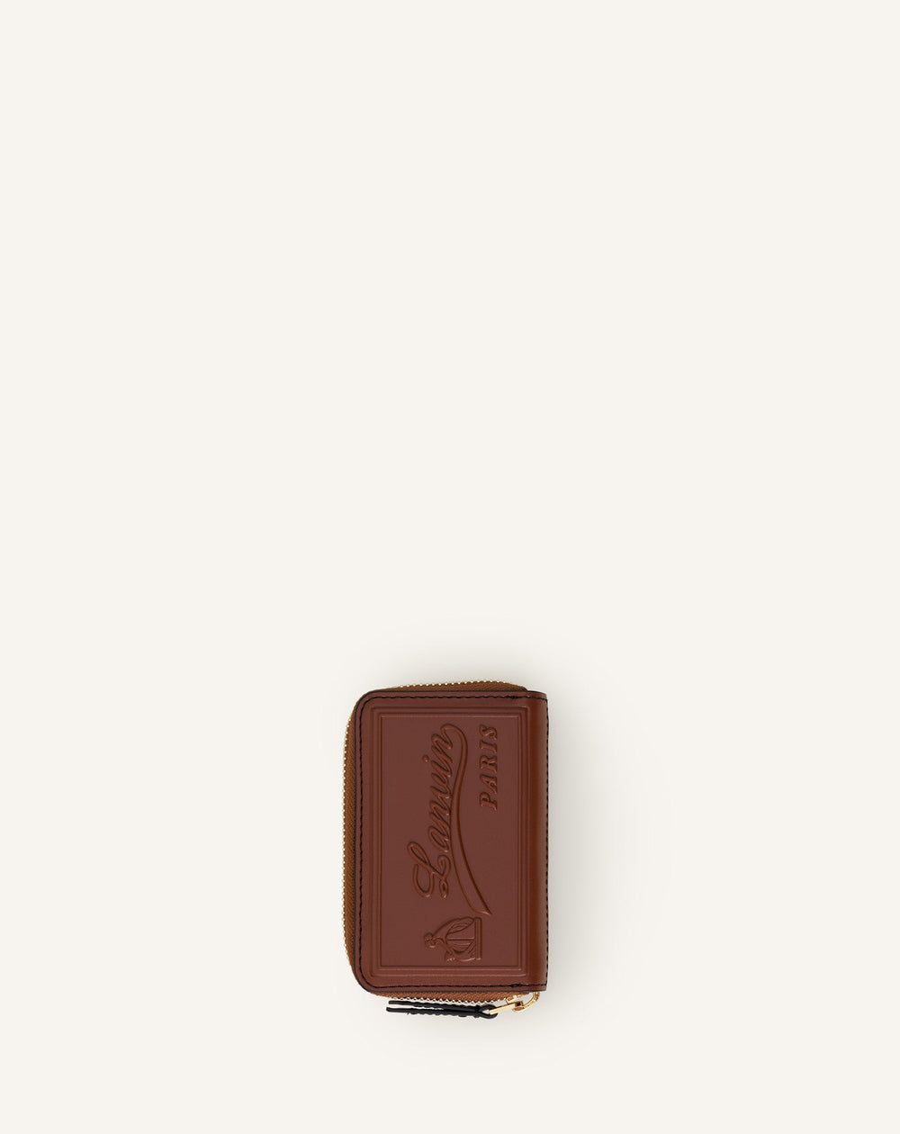 Catch By Lanvin Porte Carte Zippe Cuir Brown | Lanvin Women