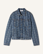 Veste En Denim Jacquard Lunar Year Blue | Lanvin Men