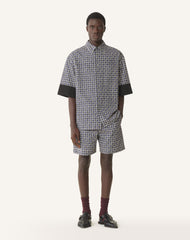 Chemise Ample En Coton Imprimé | Lanvin Men