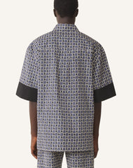 Chemise Ample En Coton Imprimé | Lanvin Men