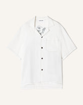Chemise Dos Imprimé La Mère Et L'enfant White | Lanvin Men