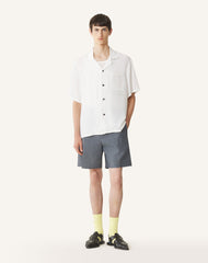 Chemise Dos Imprimé La Mère Et L'enfant White | Lanvin Men