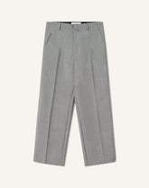 Pantalon Droit En Laine Mohair Black | Lanvin Men