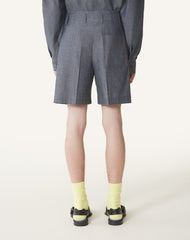 Short En Chambray Blue | Lanvin Men