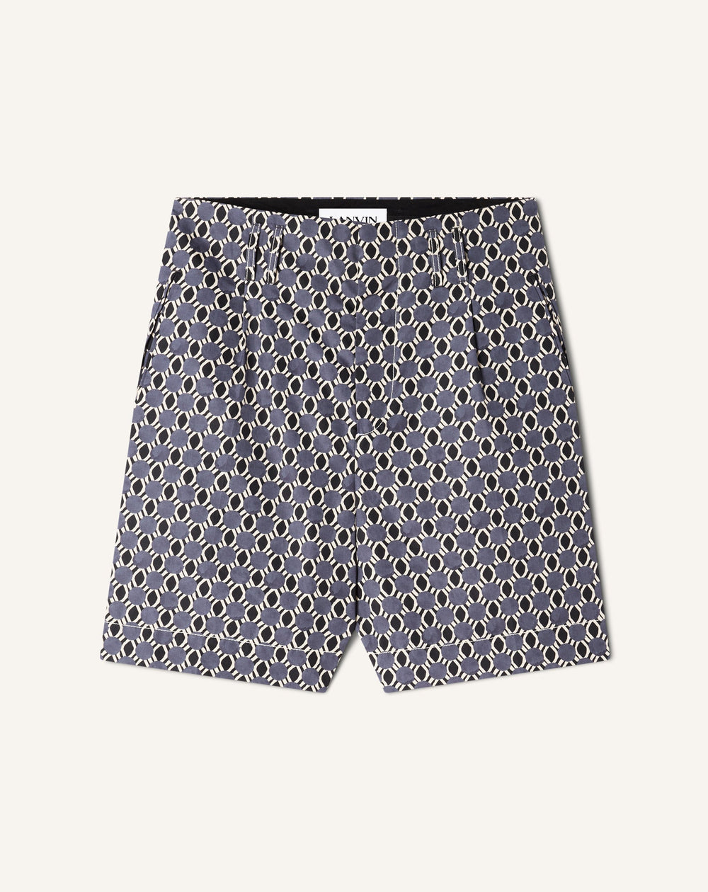 Short En Coton Imprimé | Lanvin Men