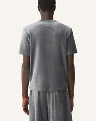T-shirt En Velours Grey | Lanvin Men
