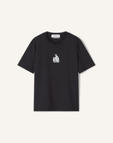 T-shirt Imprimé La Mère Et L'enfant Black | Lanvin Men