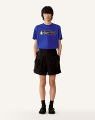 T-shirt Imprimé Etiquette Lanvin Blue | Lanvin Men