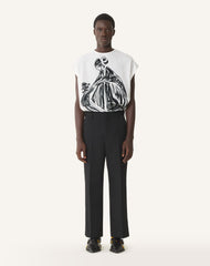 T-shirt Imprimé La Mère Et L'enfant White | Lanvin Men
