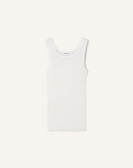 Débardeur En Jersey Plissé White | Lanvin Men
