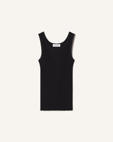 Débardeur En Jersey Plissé Black | Lanvin Men