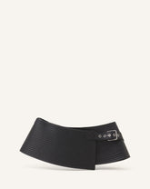 Ceinture Large En Cuir Black | Lanvin Women