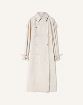 Trench En Coton White | Lanvin Women