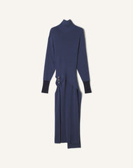 Blue Wool And Cashmere Midi Dress | Lanvin Women