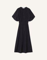 Blue Midi Dress In Charmeuse | Lanvin Women