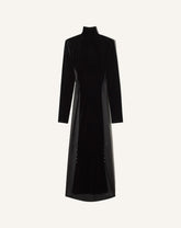 Black Velvet Midi Dress | Lanvin Women