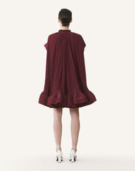 Red Short Charmeuse Dress | Lanvin Women