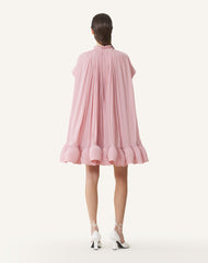 SHORT CHARMEUSE DRESS PINK | Lanvin Women