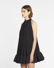 Black Short Dress With Ruffles | Lanvin Women