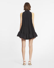 Black Short Dress With Ruffles | Lanvin Women