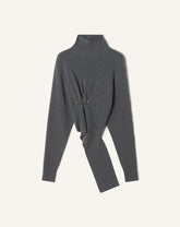 Grey Wool And Cashmere Sweater | Lanvin Women