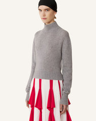 Pull Dos Nu En Cachemire Black | Lanvin Women