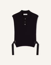 Pull Sans Manches En Cachemire Blue | Lanvin Women