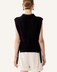 Pull Sans Manches En Cachemire Blue | Lanvin Women