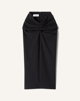 Jupe Midi En Jersey Black | Lanvin Women