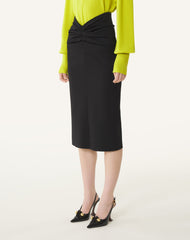 Jupe Midi En Jersey Black | Lanvin Women