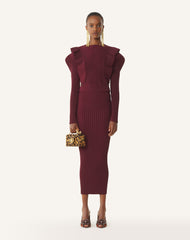 Jupe Midi En Viscose Red | Lanvin Women