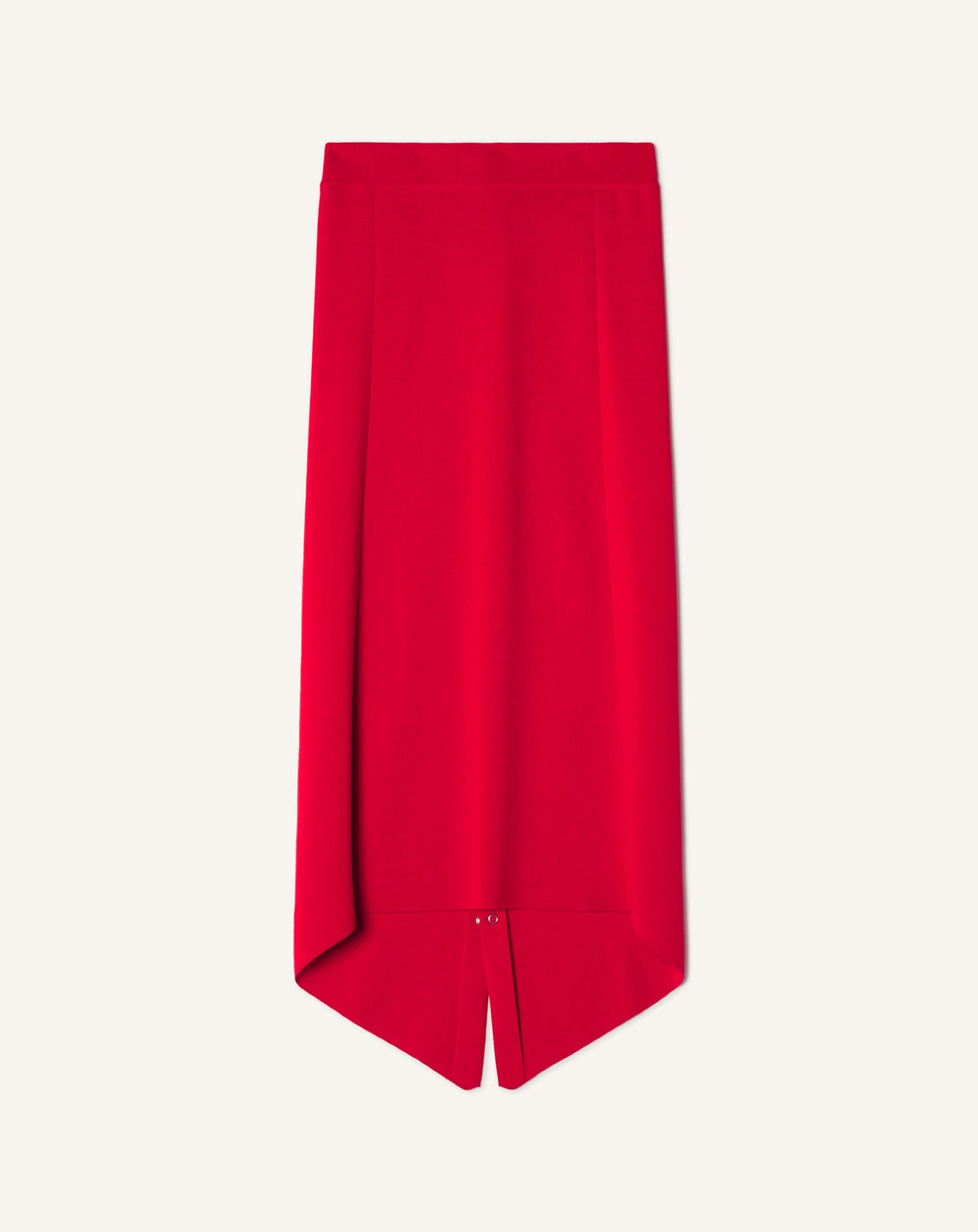 Jupe Longue Boutonnée En Laine Mérinos Red | Lanvin Women