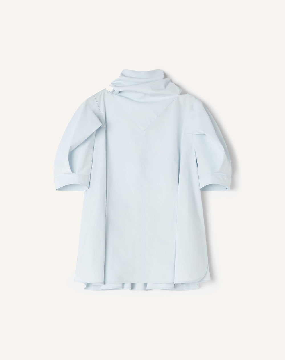 Haut À Foulard En Popeline De Coton Blue | Lanvin Women
