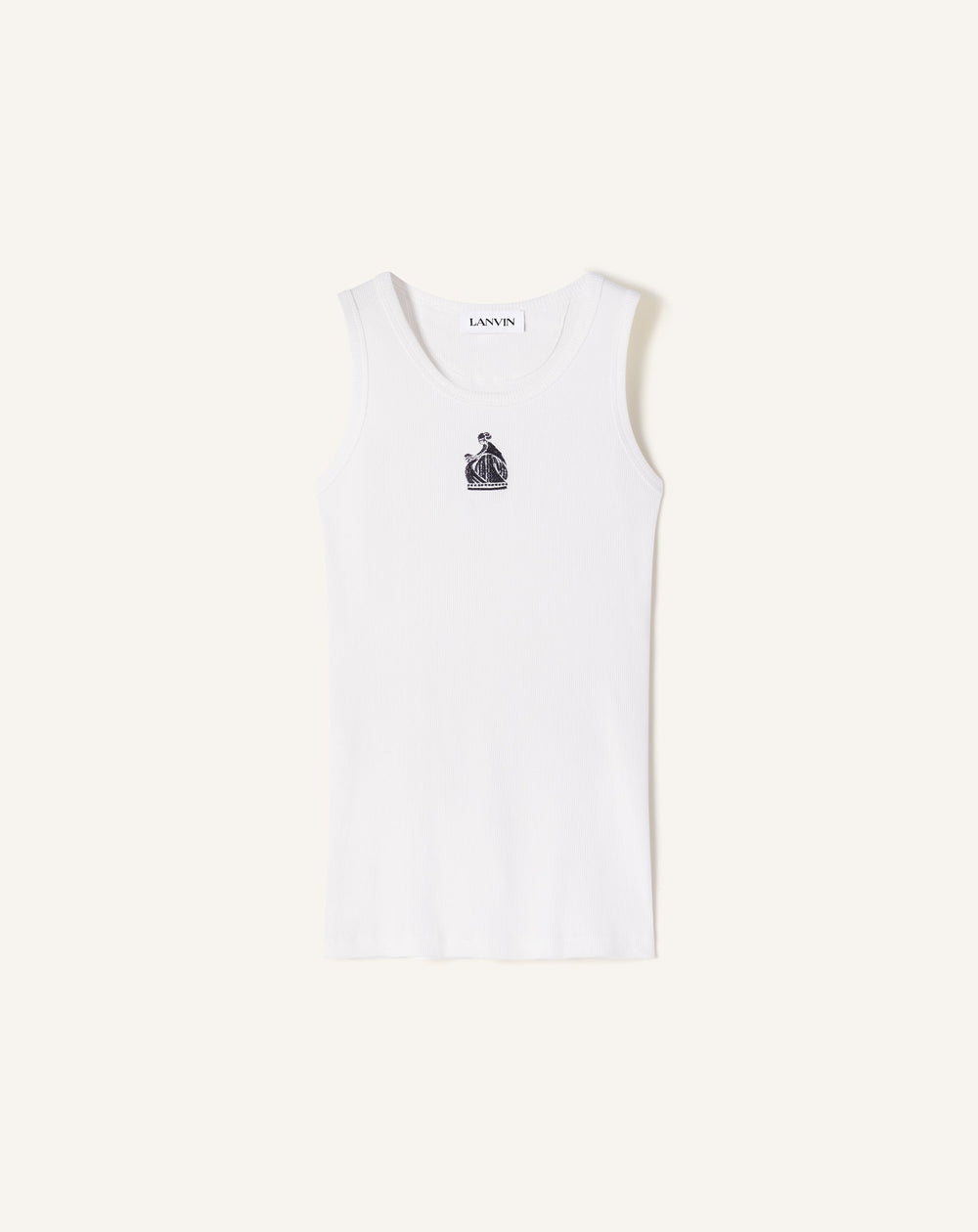 Débardeur Côtelé La Mère Et L'enfant White | Lanvin Women