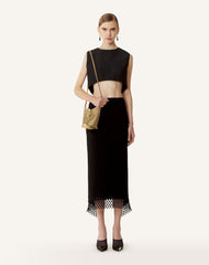 Haut Court En Faille De Soie Black | Lanvin Women