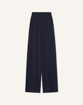 Pantalon Large En Viscose Blue | Lanvin Women