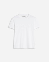 White Classic Fit Lanvin Embroidered T-shirt | Lanvin Women
