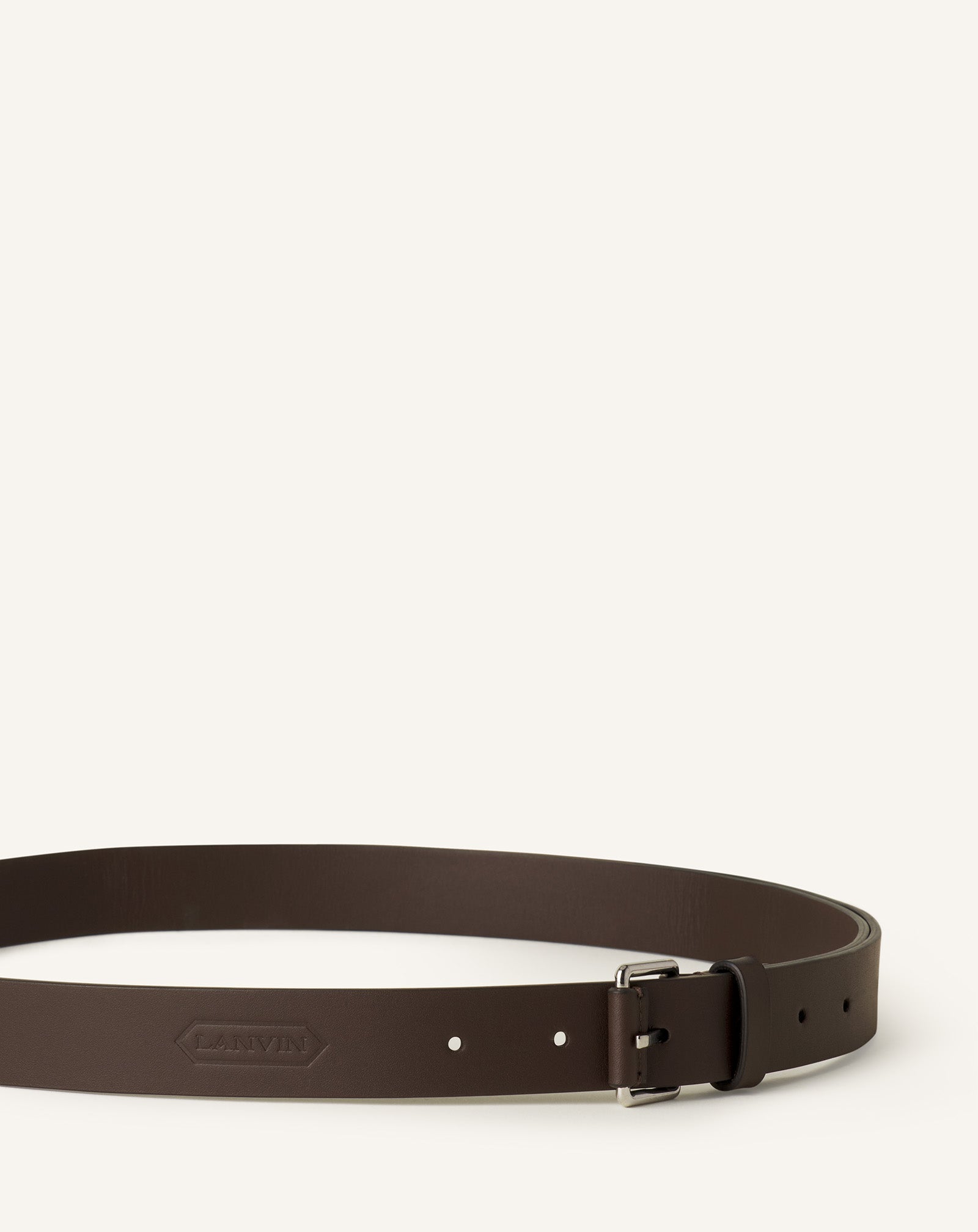 Brown Compagnon Leather Belt | Lanvin Women