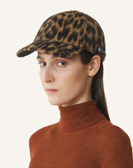 Multicolor Leopard Print Cap | Lanvin Women