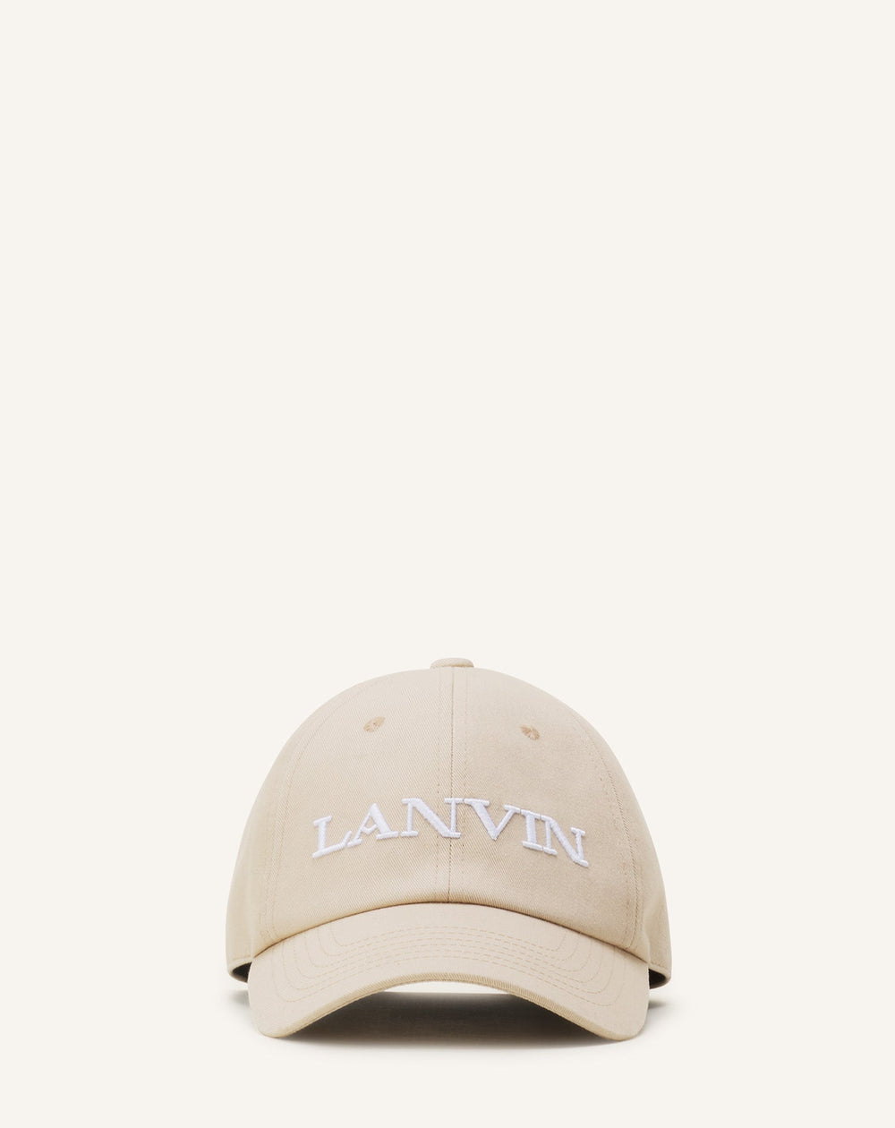 Beige Lanvin Cotton Cap | Lanvin Men