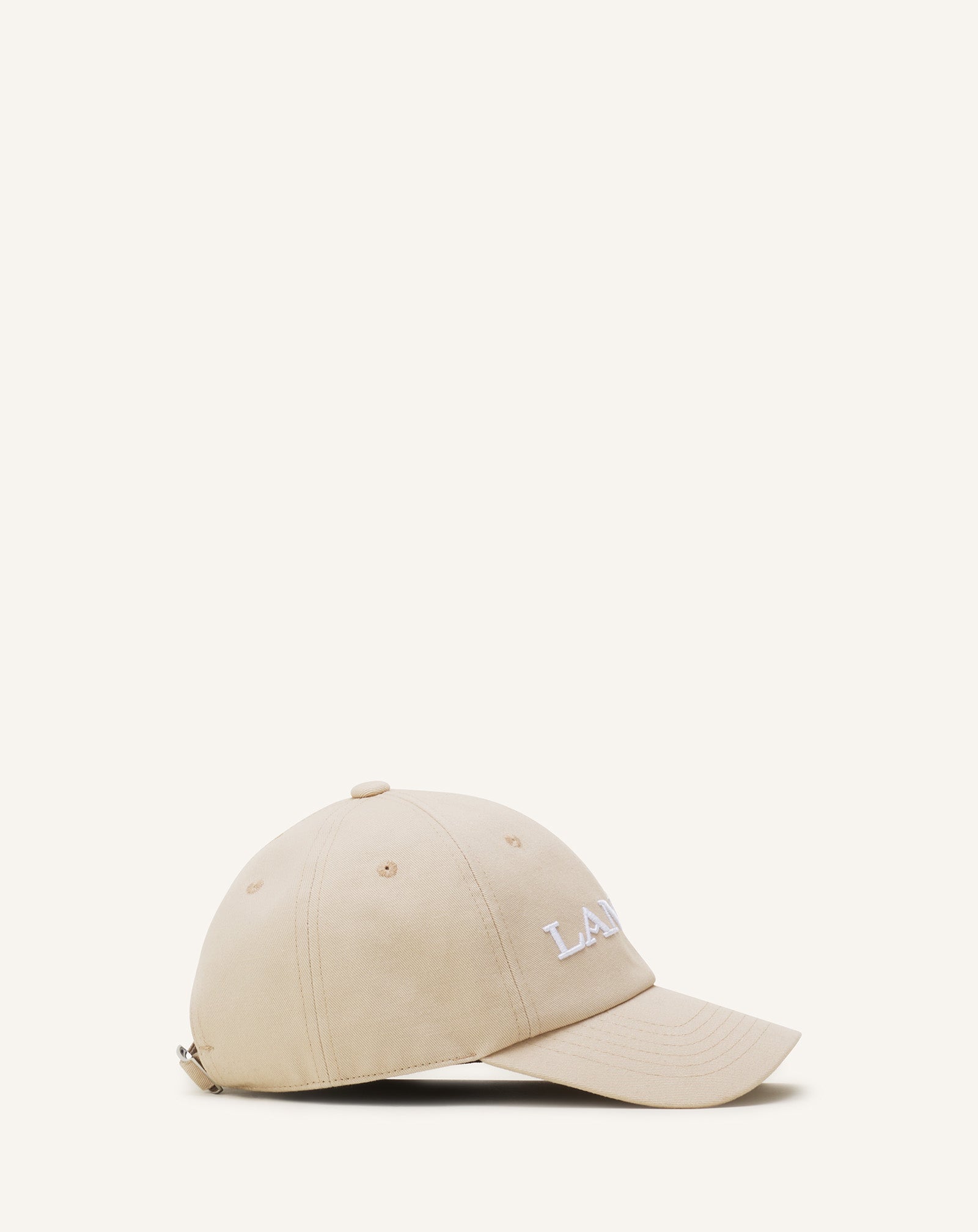 Beige Lanvin Cotton Cap | Lanvin Men
