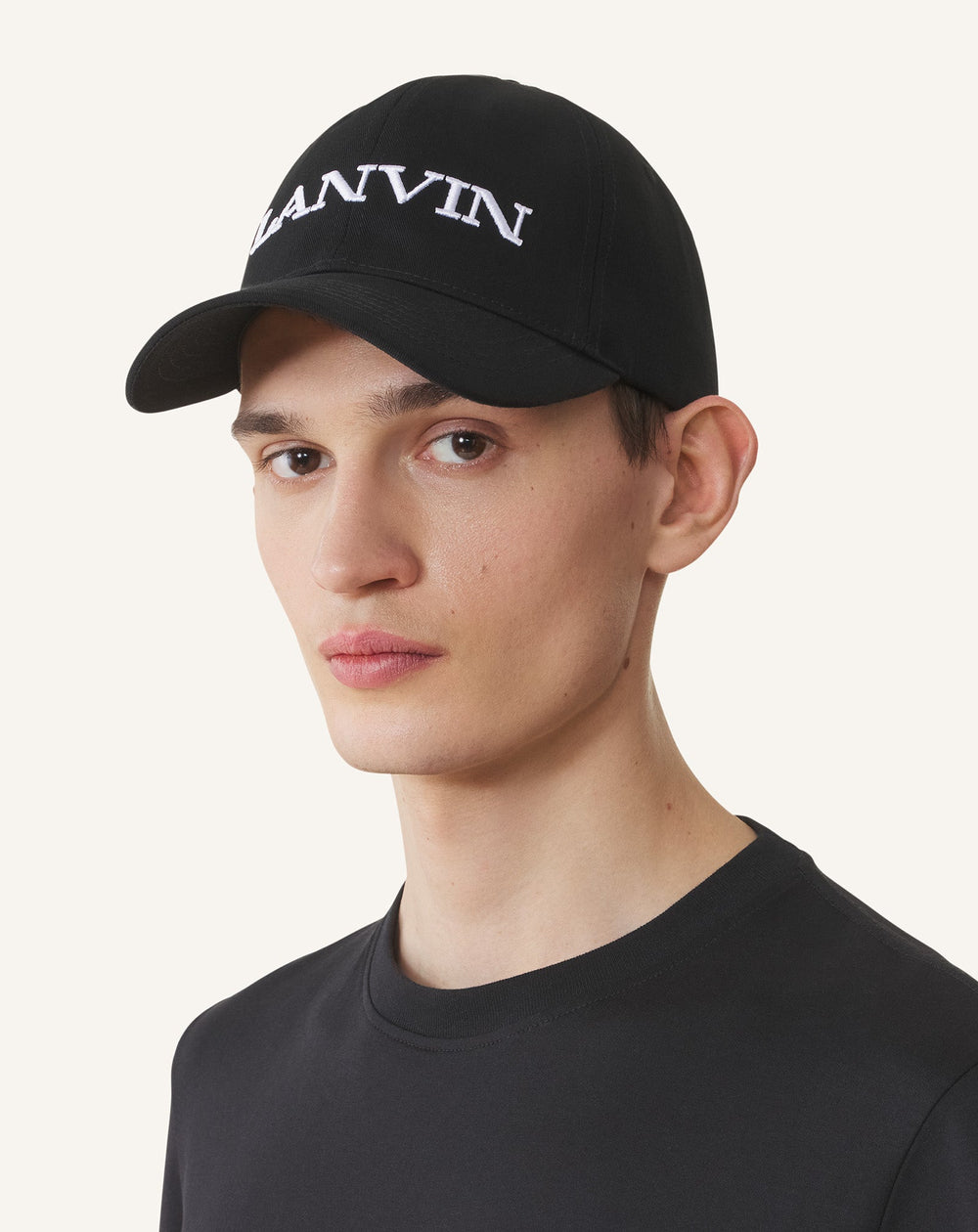 Black Lanvin Cotton Cap | Lanvin Women
