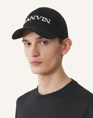 Black Lanvin Cotton Cap | Lanvin Women