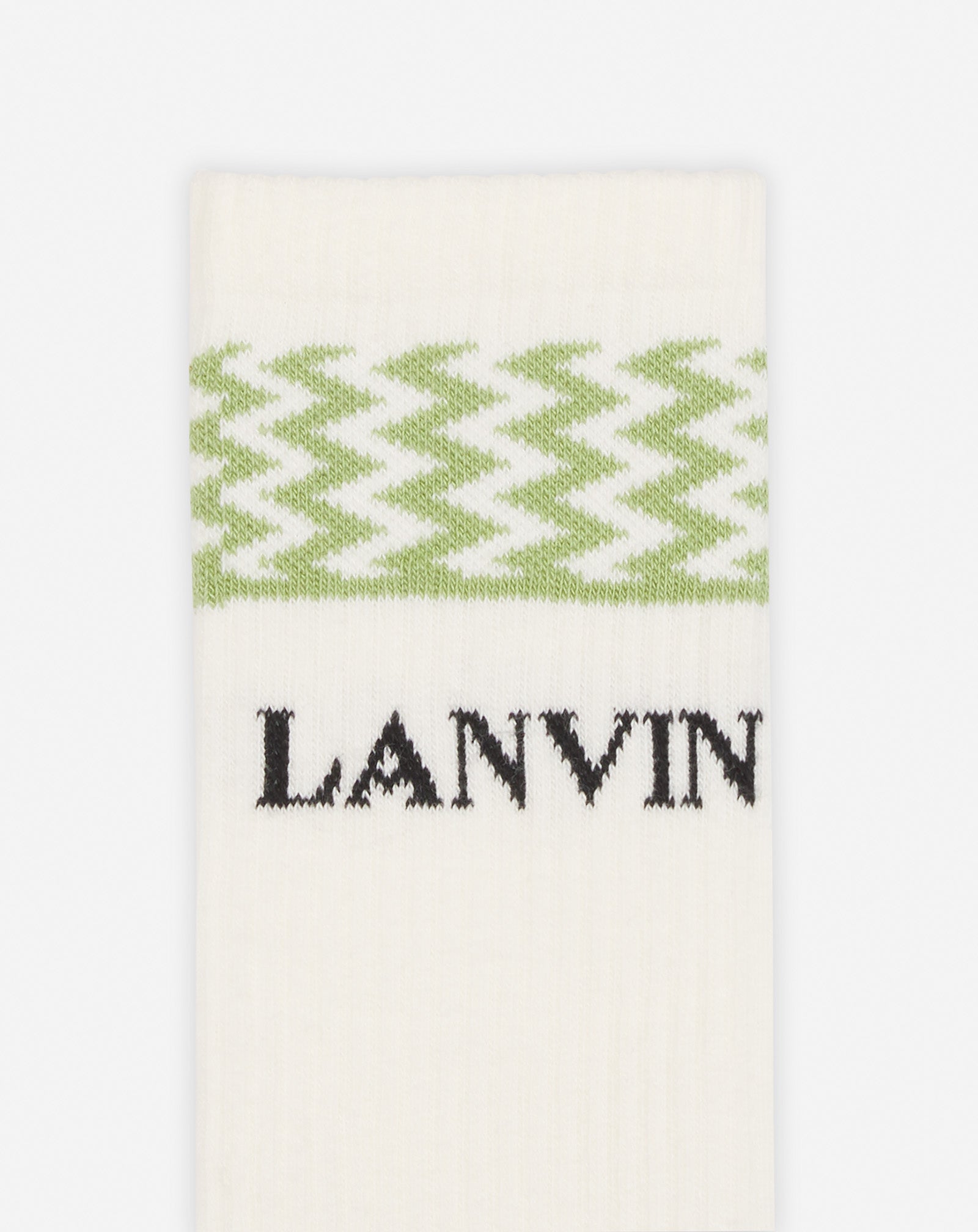 White Lanvin Curb Socks | Lanvin Men
